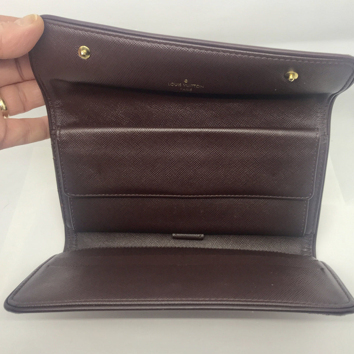 Louis Vuitton Authentic Mini Lin Wallet - $238 - From Vonna