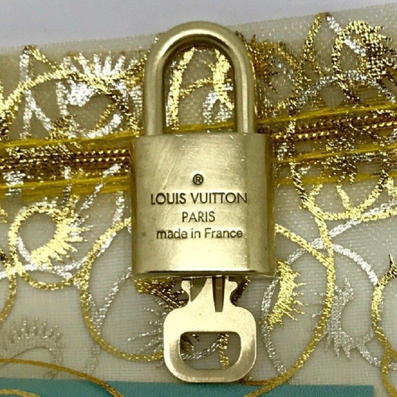 1 Matching Numbered Lock+Key  Louis Vuitton Lock & Key – Just