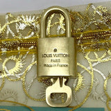 1 Matching Numbered Lock+Key | Louis Vuitton Lock & Key-Lock & Key, Key Holders, Luggage Tags-Louis Vuitton-brass-JustGorgeousStudio.com