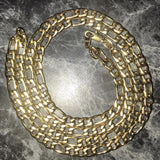 18 Karat Gold Plated Chain Necklace-Jewelry, Watches, & Sunglasses-Just Gorgeous Studio-Gold-32” 9 mm-JustGorgeousStudio.com