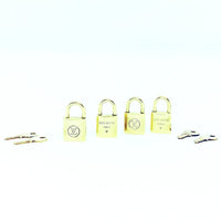 Antique Vintage Louis Vuitton Lock & Key-Lock & Key, Key Holders, Luggage Tags-Louis Vuitton-brass-JustGorgeousStudio.com