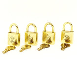 Antique Vintage Louis Vuitton Lock & Key-Lock & Key, Key Holders, Luggage Tags-Louis Vuitton-brass-JustGorgeousStudio.com