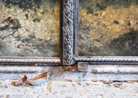 Art Deco Copper Fireplace Surround-Art & Antiques-Just Gorgeous Studio-copper-JustGorgeousStudio.com