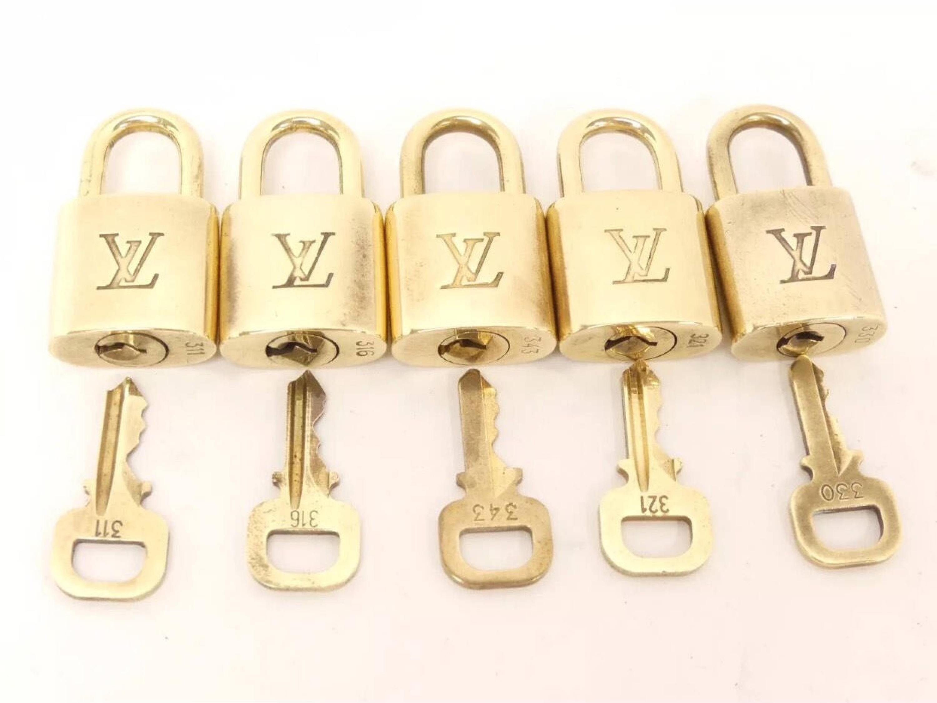 Authentic Louis Vuitton Lock & Key Set: Speedy, Alma, Neverfull, Keepall,  Bandoliere,Doctor Bag