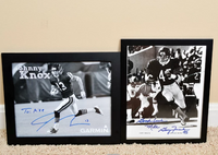 Autographed Chicago Bears Photos-Sports Memorabilia-NFL-black/white-JustGorgeousStudio.com