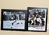 Autographed Chicago Bears Photos-Sports Memorabilia-NFL-black/white-JustGorgeousStudio.com