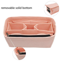 Bag Organizer Shaper-Bags-Just Gorgeous Studio-Pink-Large: 13.4" x 7.1" x 6.7"-JustGorgeousStudio.com