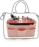 Bag Organizer Shaper-Bags-Just Gorgeous Studio-Pink-Large: 13.4" x 7.1" x 6.7"-JustGorgeousStudio.com