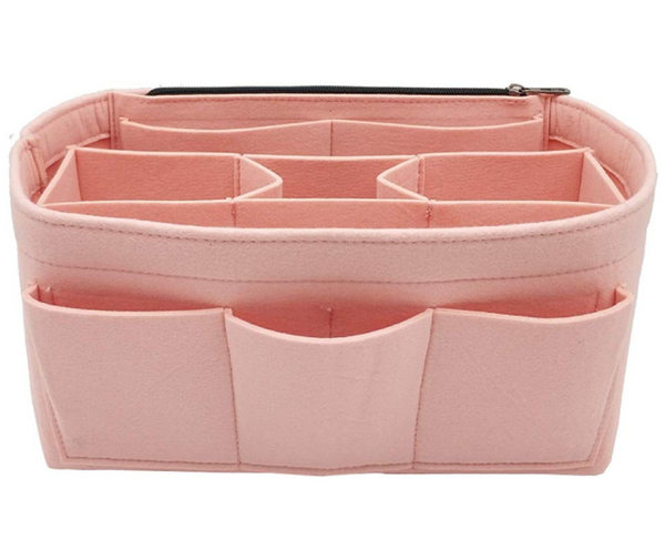 Bag Organizer Shaper-Bags-Just Gorgeous Studio-Pink-Large: 13.4" x 7.1" x 6.7"-JustGorgeousStudio.com