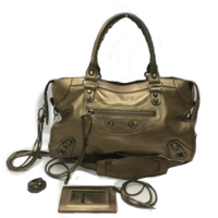 Balenciaga City Motorcycle Bag-Bags-Balenciaga-Bronze-JustGorgeousStudio.com