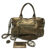 Balenciaga City Motorcycle Bag-Bags-Balenciaga-Bronze-JustGorgeousStudio.com