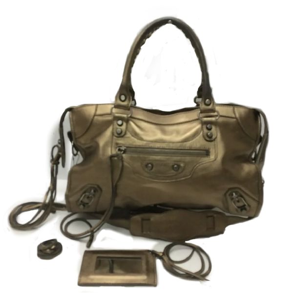 Balenciaga City Motorcycle Bag-Bags-Balenciaga-Bronze-JustGorgeousStudio.com