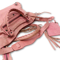 Balenciaga City Motorcycle Bag Framboise Red-Pink-Bags-Balenciaga-Framboise Red/Pink-JustGorgeousStudio.com