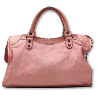 Balenciaga City Motorcycle Bag Framboise Red-Pink-Bags-Balenciaga-Framboise Red/Pink-JustGorgeousStudio.com