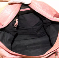 Balenciaga City Motorcycle Bag Framboise Red-Pink-Bags-Balenciaga-Framboise Red/Pink-JustGorgeousStudio.com