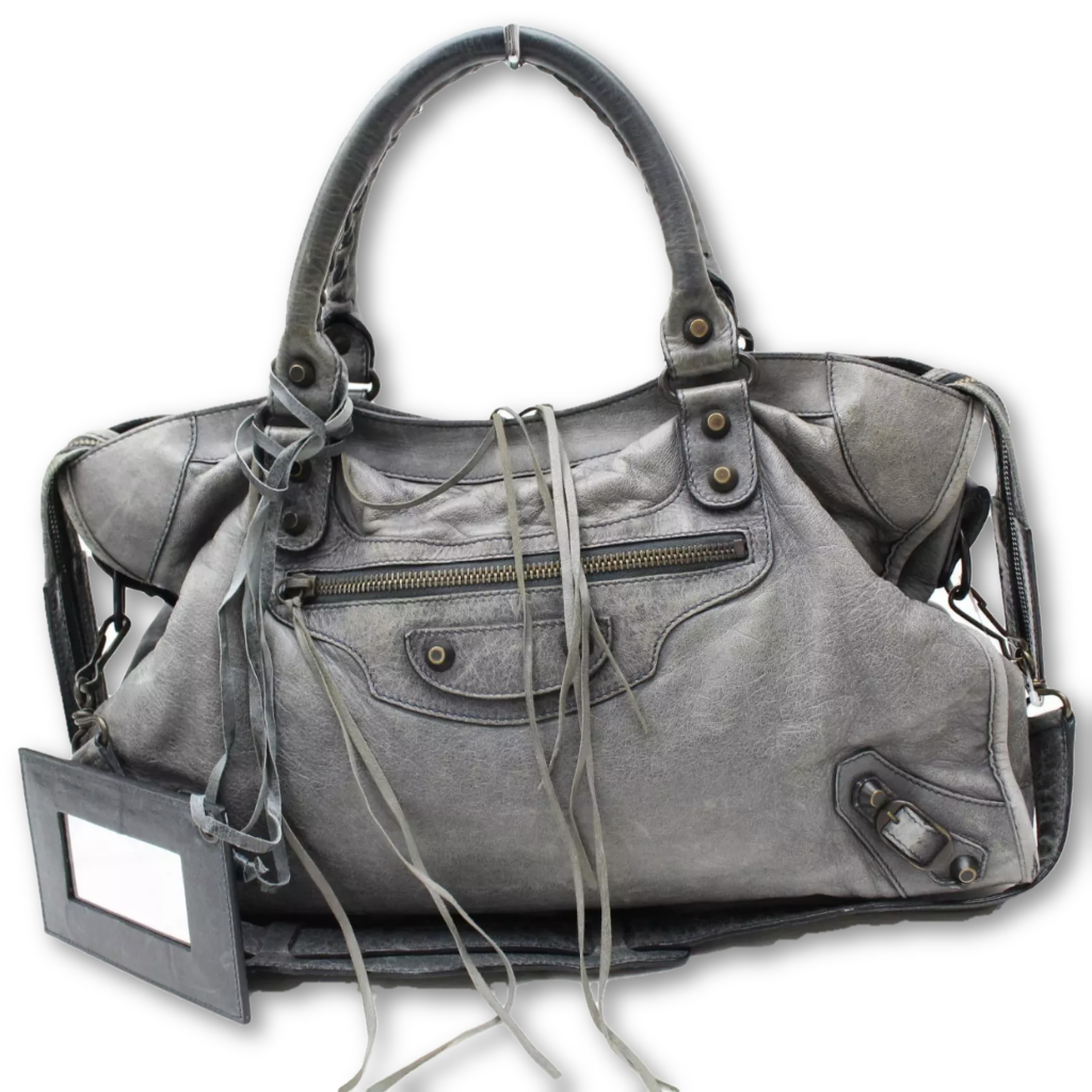 Balenciaga City Motorcycle Grey - Guaranteed Authenticity – Just Gorgeous | Authentic Bags Only