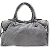 Balenciaga City Motorcycle Bag Grey-Bags-Balenciaga-Grey-JustGorgeousStudio.com