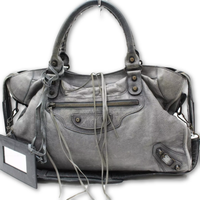 Balenciaga City Motorcycle Bag Grey-Bags-Balenciaga-Grey-JustGorgeousStudio.com