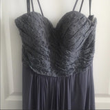 Bill Levkoff Formal Gown-Clothing, Shoes & Accessories-Bill Levkoff-Pewter-5, 10-JustGorgeousStudio.com