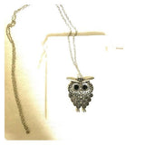 Boho Owl Pendant Necklace Silver or Gold-Jewelry, Watches, & Sunglasses-Just Gorgeous Studio-gold tone-JustGorgeousStudio.com