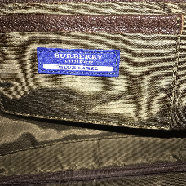 Burberry Blue Label Boston Bag   Rare Style   Guaranteed