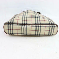 Burberry Check Tote Bag-Bags-Burberry-Black/Tan-JustGorgeousStudio.com
