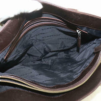 Burberry Check Tote Bag-Bags-Burberry-Black/Tan-JustGorgeousStudio.com
