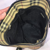Burberry Nova Check Bucket Bag-Bags-Burberry-Black/Tan-JustGorgeousStudio.com