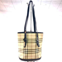 Burberry Nova Check Bucket Bag-Bags-Burberry-Black/Tan-JustGorgeousStudio.com