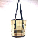 Burberry Nova Check Bucket Bag-Bags-Burberry-Black/Tan-JustGorgeousStudio.com