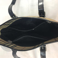 Burberry Nova Check Bucket Bag-Bags-Burberry-Black/Tan-JustGorgeousStudio.com