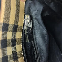 Burberry Nova Check Bucket Bag-Bags-Burberry-Black/Tan-JustGorgeousStudio.com