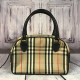 Burberry Nova Check Limited Edition Boston Bag-Bags-Burberry-Black/Tan-JustGorgeousStudio.com