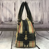 Burberry Nova Check Limited Edition Boston Bag-Bags-Burberry-Black/Tan-JustGorgeousStudio.com