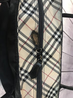 Burberry Nova Check Tote Bag-Bags-Burberry-Black/Tan-JustGorgeousStudio.com