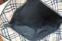 Burberry Nova Check Tote Bag-Bags-Burberry-Black/Tan-JustGorgeousStudio.com