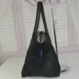 Burberry Nova Check Tote Bag-Bags-Burberry-Black/Tan-JustGorgeousStudio.com