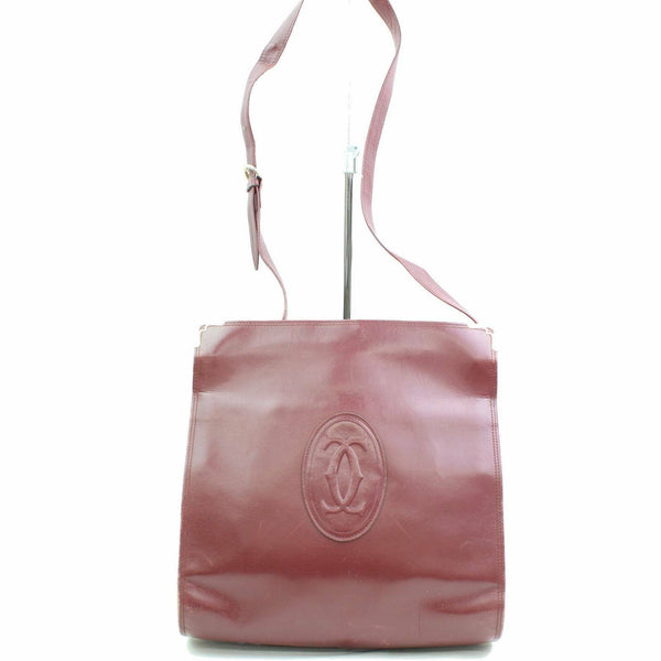 Cartier Les Must de Cartier Shoulder Bag-Bags-Cartier-Bordeaux-JustGorgeousStudio.com