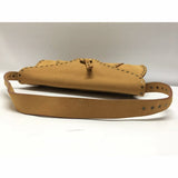 Celine Shoulder Saddle Bag-Bags-Celine-Beige/Tan/Gold-JustGorgeousStudio.com