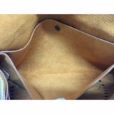 Celine Shoulder Saddle Bag-Bags-Celine-Beige/Tan/Gold-JustGorgeousStudio.com