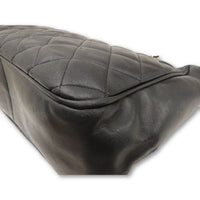 Chanel Black CC Logo Quilted Shopping Tote-Bags-Chanel-Black-JustGorgeousStudio.com