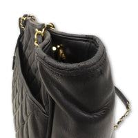 Chanel Black CC Logo Quilted Shopping Tote-Bags-Chanel-Black-JustGorgeousStudio.com