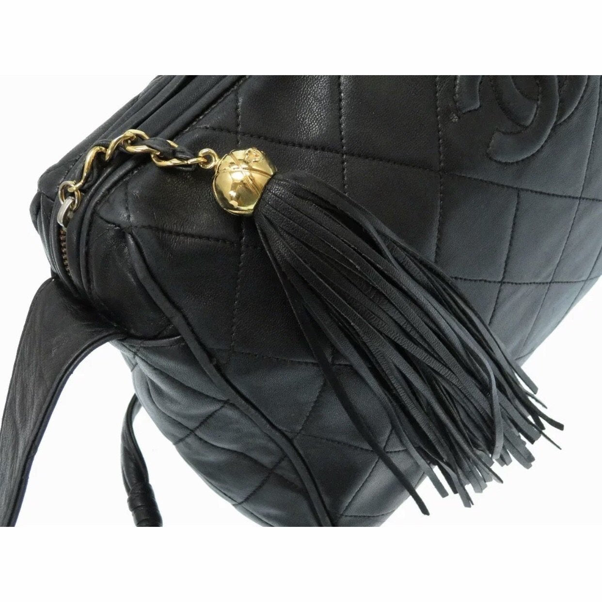 Chanel Vintage CC Tassel Shoulder Bag