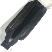 Chanel Black Quilted Pouch Pochette Zippy Cosmetic Bag-Bags-Chanel-black-JustGorgeousStudio.com