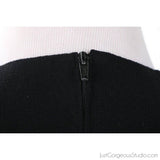 Chanel Boutique Dress-Clothing, Shoes & Accessories-Chanel-Black/white-M/L-JustGorgeousStudio.com
