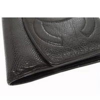 Chanel CC Monogram Bifold Wallet-Wallets & Clutches-Chanel-Black-JustGorgeousStudio.com