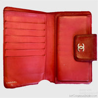 Chanel CC Wallet-Wallets & Clutches-Chanel-red-JustGorgeousStudio.com