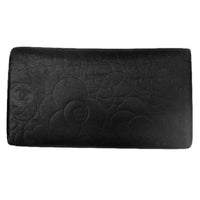 Chanel Camélia Bifold Long Wallet + Original Receipt-Wallets & Clutches-Chanel-Black-JustGorgeousStudio.com