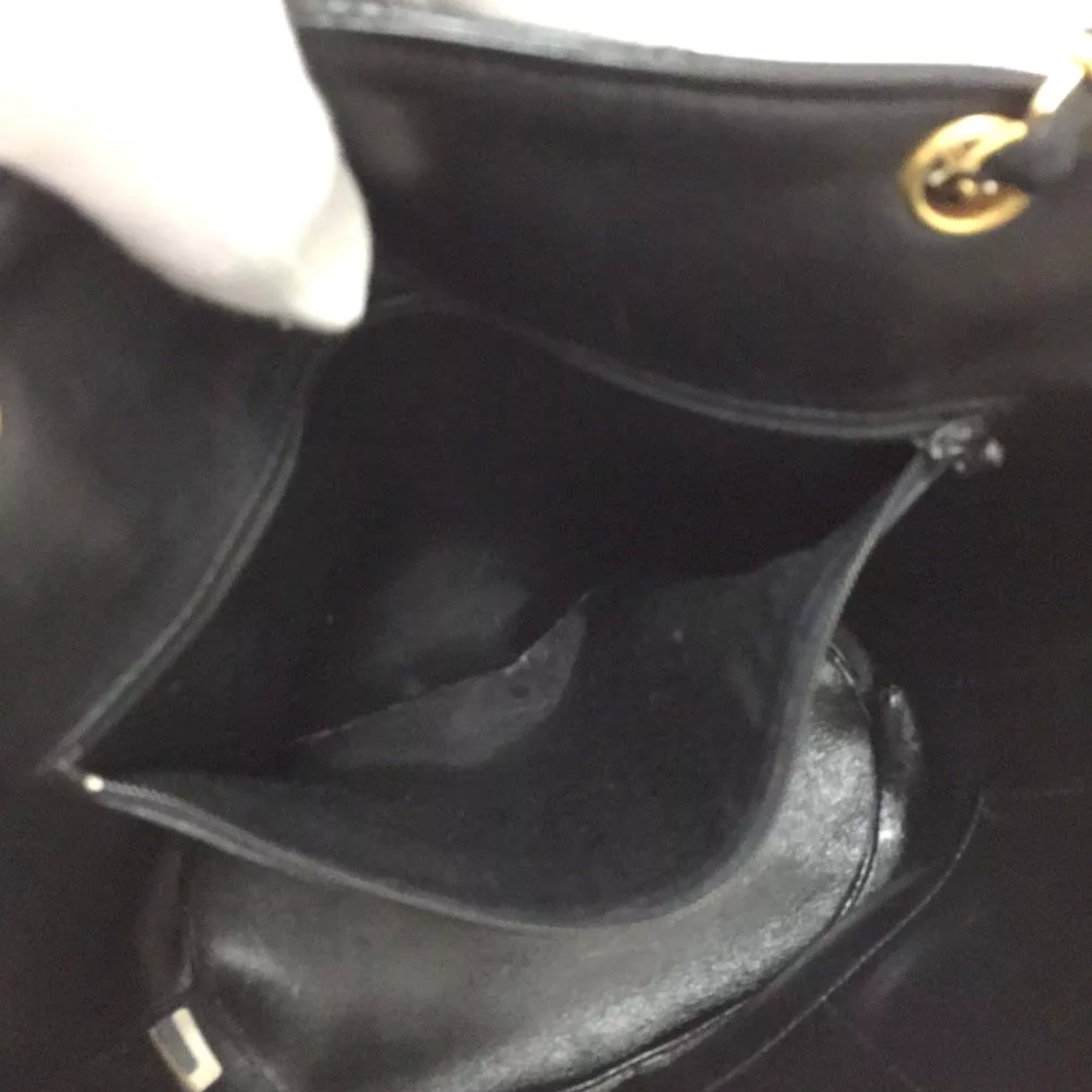 bucket chanel bag black
