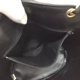 Chanel Canvas and Navy Leather Bucket Tote-Bags-Chanel-black/beige-JustGorgeousStudio.com